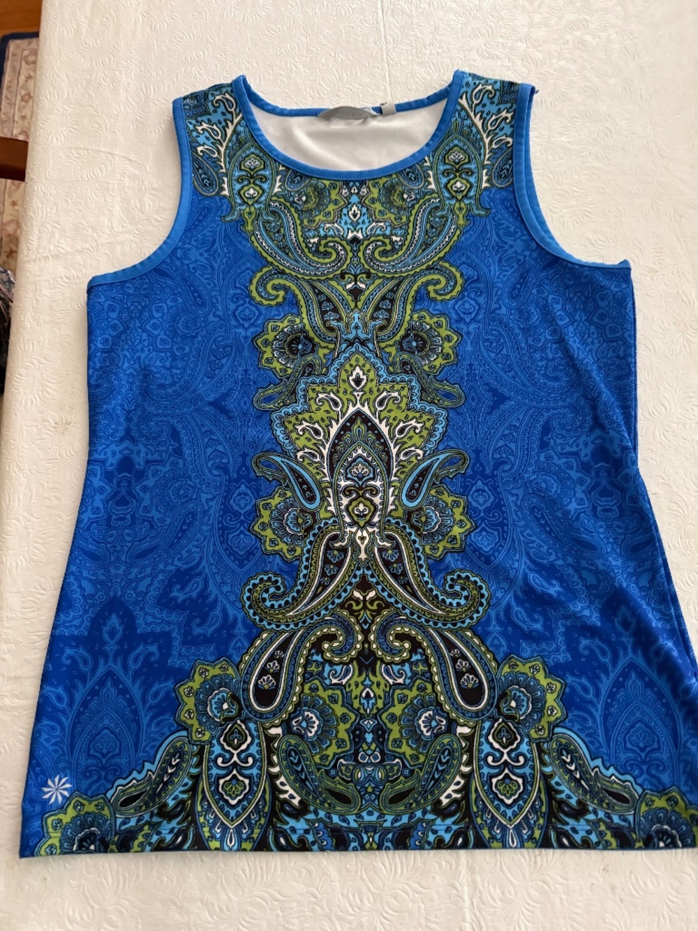 Athleta Wms Sleeveless Royal Blue Tank Top size Med